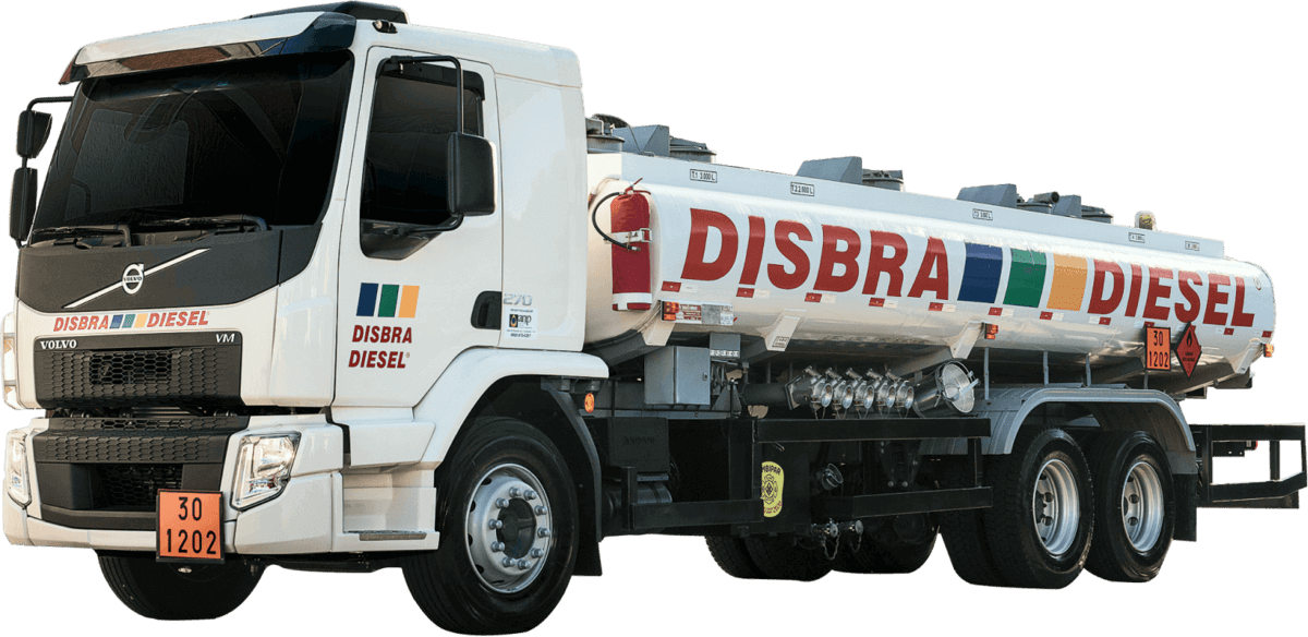 Caminhão Volvo da frota Disbra Diesel