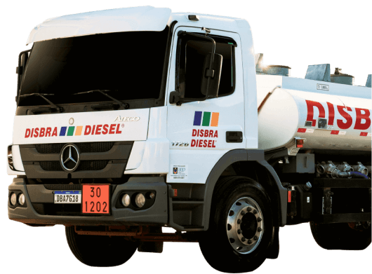 Caminhão Truck da frota Disbra Diesel